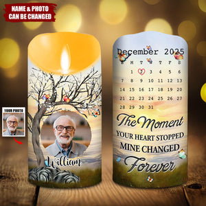 Mine Changed Forever - Personalized Custom LED Candle