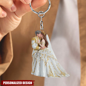 Eternal Love - Personalized Acrylic Keychain - Valentine's Gift For Him, For Her, For Couple