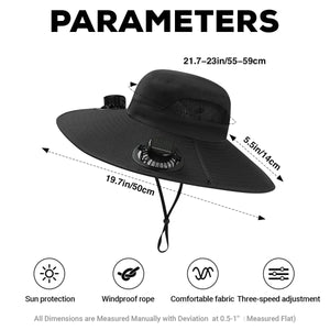Custom Hat With Fans Solar Power - Personalized Garden Gifts For Gardeners - Garden Queen Vibes