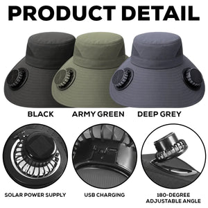 Custom Hat With Fans Solar Power - Personalized Garden Gifts For Gardeners - Garden Queen Vibes