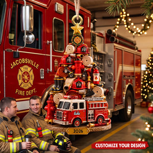 Firefighter Essentials - Personalized Ornament, Gift For Firemen