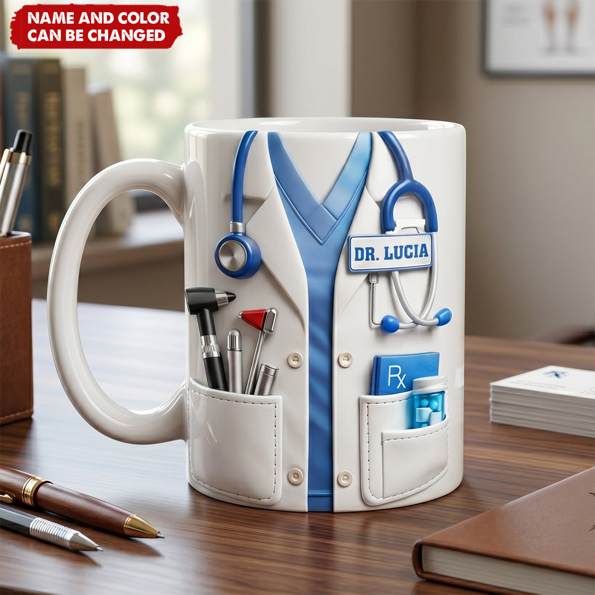 Doctor And Tools - Personalized Custom Coffee Mug, Gift For Medical Professionals