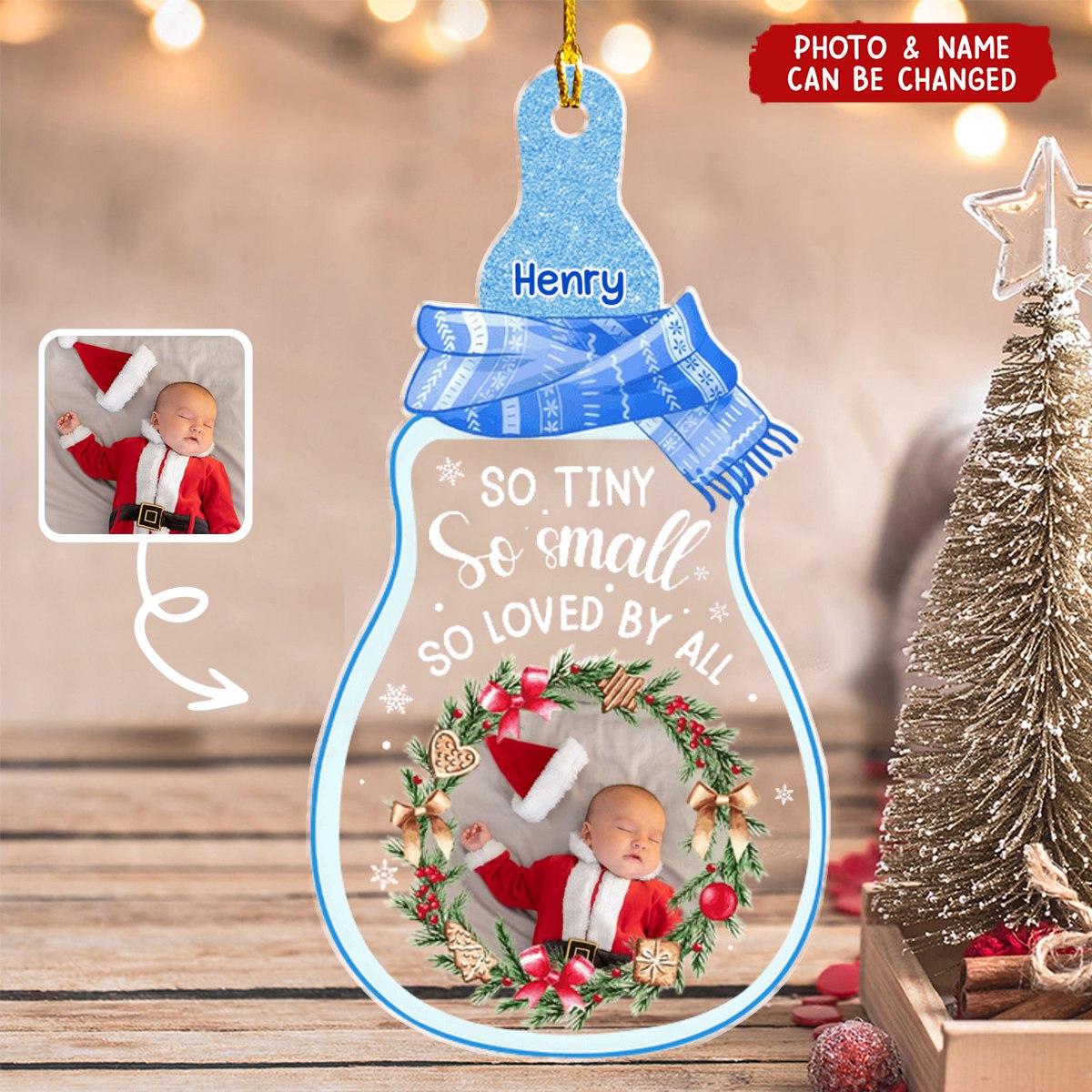 So Tiny So Small So Loved By All, Baby's First Christmas, Gift For New Parents