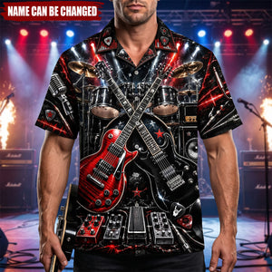 Rock Band Hawaiian Shirt - Personalized Gifts For Musician Hawaiian Shirt