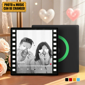 Personalized Colorful Frame Album Music Fridge Magnet Can Play Songs Gift for Lover