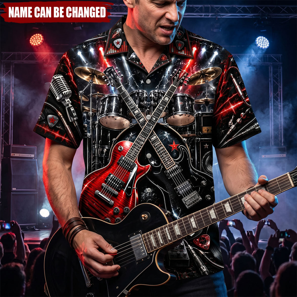 Rock Band Hawaiian Shirt - Personalized Gifts For Musician Hawaiian Shirt