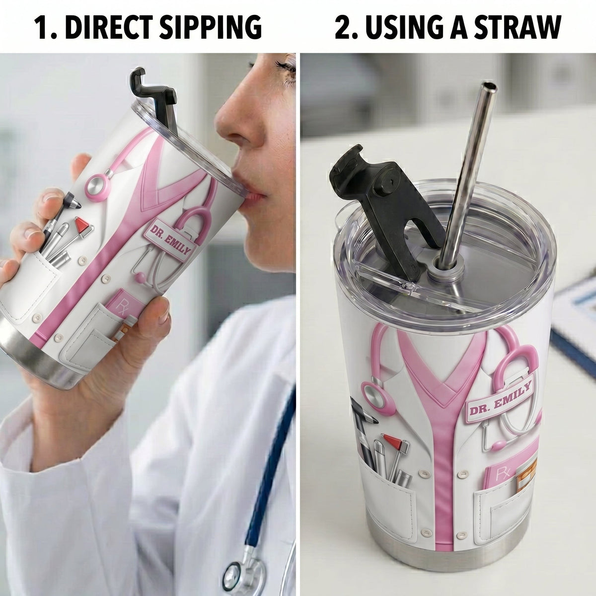 Doctor And Tools - Personalized Tumbler, Gift For Medical Professionals