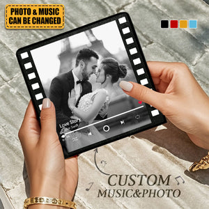 Personalized Colorful Frame Album Music Fridge Magnet Can Play Songs Gift for Lover