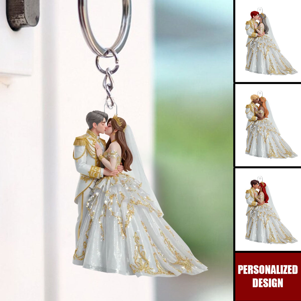 Eternal Love - Personalized Acrylic Keychain - Valentine's Gift For Him, For Her, For Couple