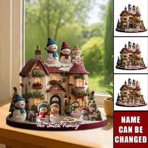 Christmas Time - Personalized Acrylic Plaque, Gift For Family Member