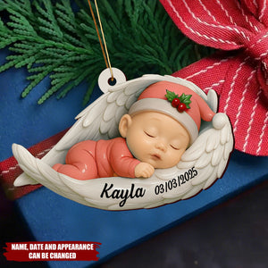 Capture Your Baby's First Christmas Moments - Personalized Wooden Ornament