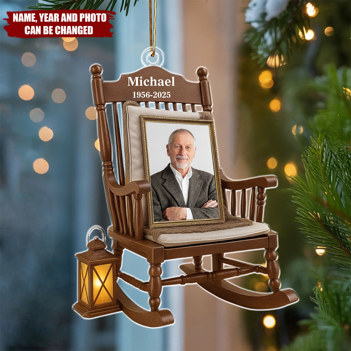 Cherish Every Memory And Love Every Moment - Personalized Christmas Acrylic Ornament