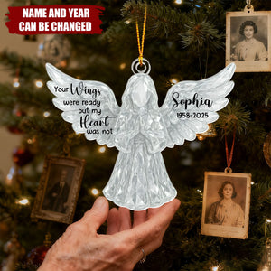 Love In Heaven - Personalized Christmas Acrylic Ornament