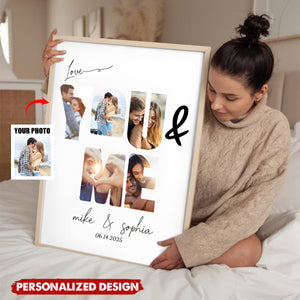 You & Me We Got This - Personalized Photo Poster For Couples, Anniversary, Valentine's Day Gifts