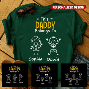 Personalized Unisex T-shirt - Custom Birthday Gifts For Dad, Grandpa - Promoted To Grandpa