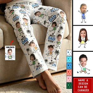 Father's Day Gifts, Best Dad Ever New Version Father's Day Gift For Dad, Husband, Grandpa - Personalized Lounge Pants