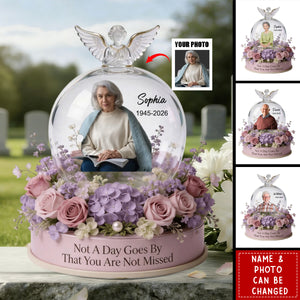 Not A Day Goes By That You Are Not Missed - Memorial Acrylic Plaque Custom Photo Gifts For Heaven
