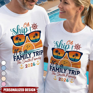 Family Cruise Ship Making Memories Together- Personalized Shirt - Family Trip Matching
